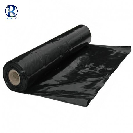 rollo de plastico de color negro 78x4 y 700 galgas